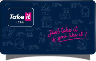 Tu n'as pas encore ta carte Takeit+